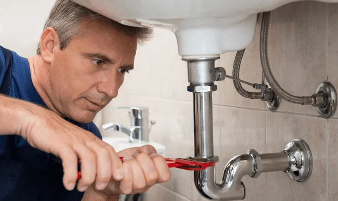 plumber-unclogging-sink-trap