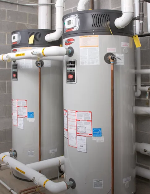 two-side-by-side-bradford-white-200-gallon-commercial-gas-fired-water-heaters