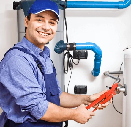 water-heater-repairman-fixing-navien-tankless